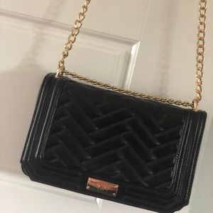 BCBG Chain Crossbody Black